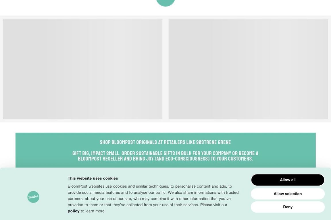 Bloom Post homepage