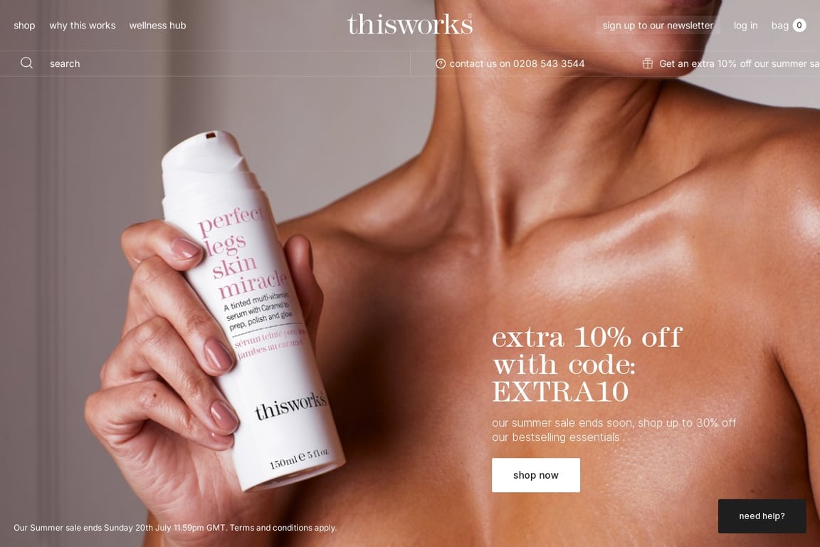 This Works (US) homepage