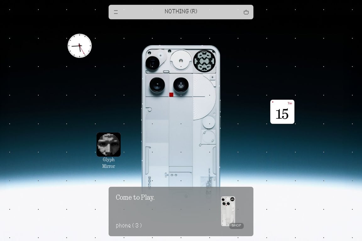 NOTHING TECH homepage