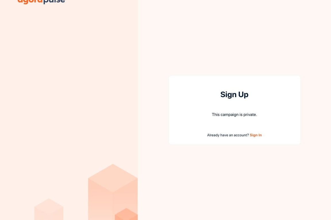 Agorapulse affiliate program signup page