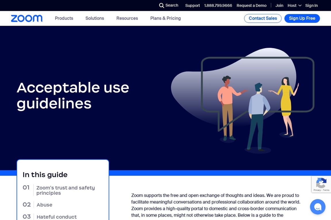 Zoom homepage
