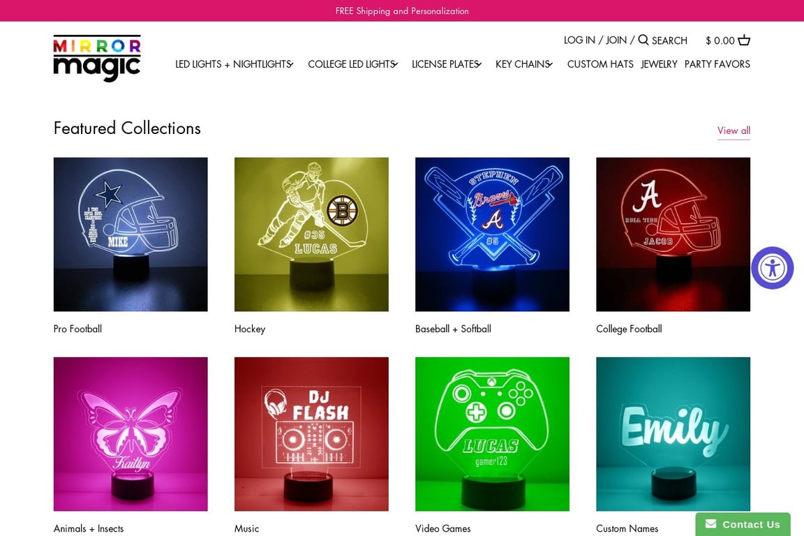 Mirror Magic homepage