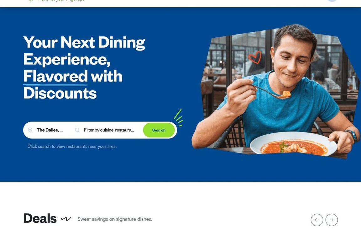Restaurant.com affiliate program signup page