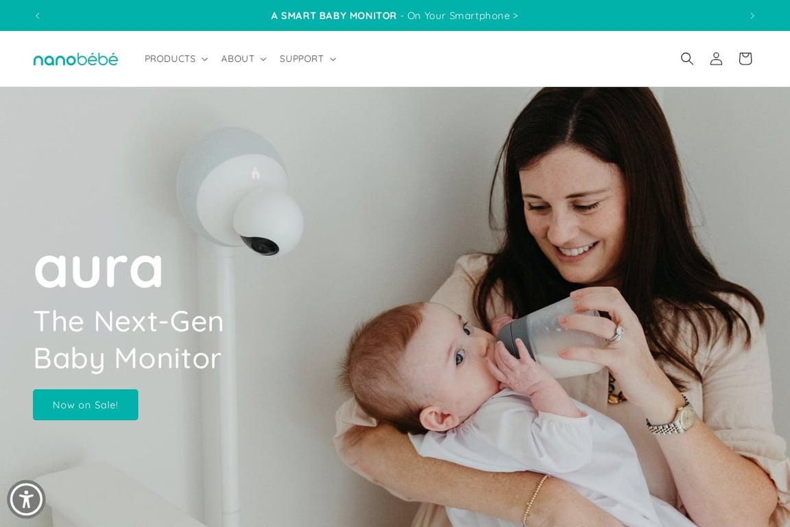 Nanobebe homepage