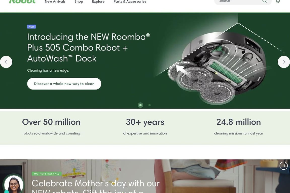 IRobot homepage