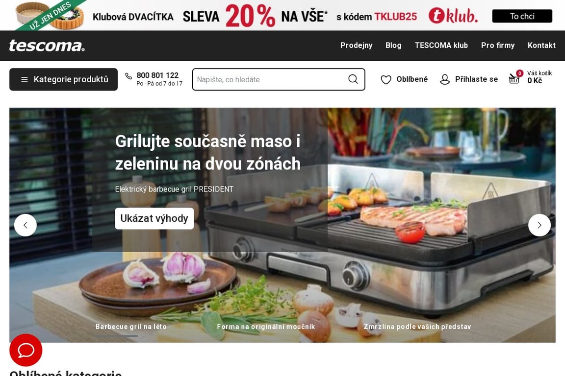 TESCOMA CZ-PL homepage