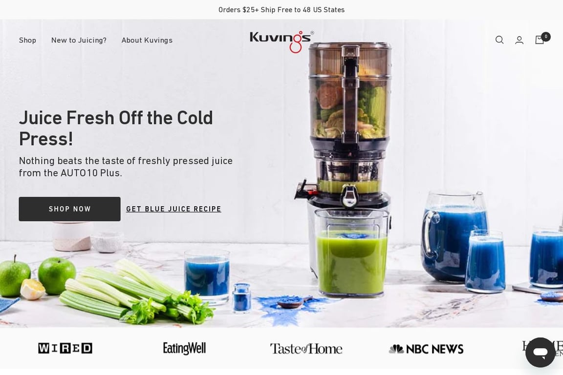 Kuvings homepage