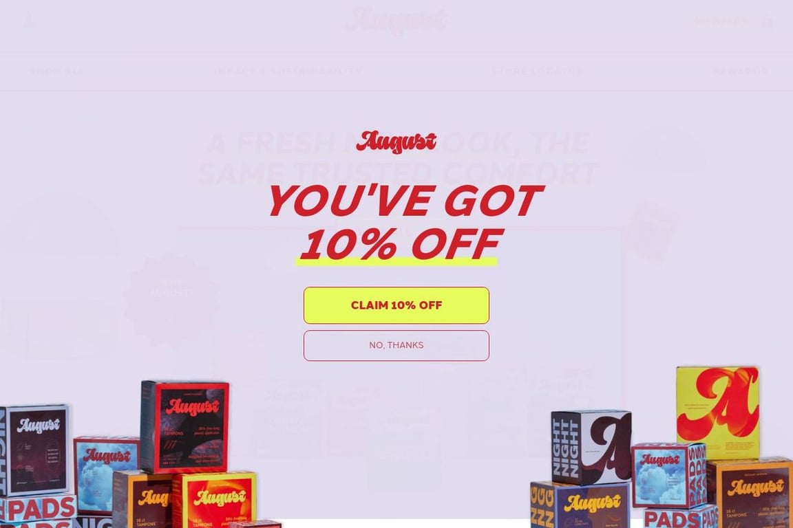 August homepage