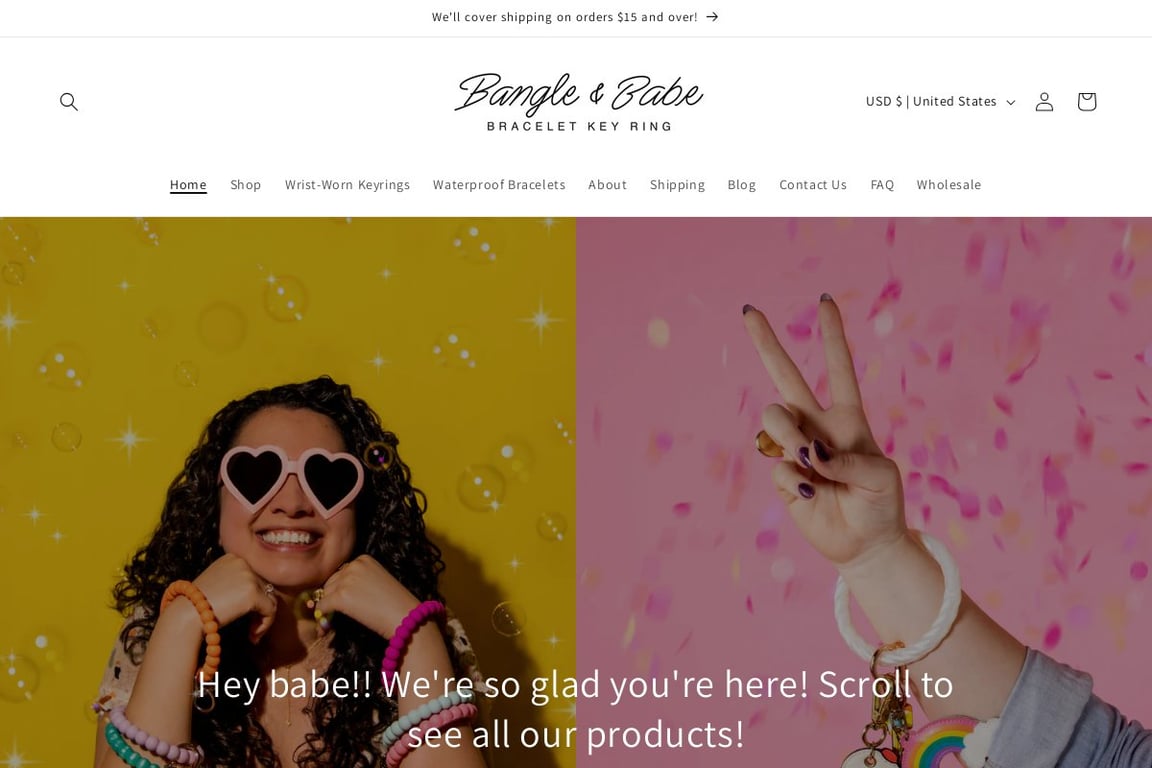Bangle & Babe homepage