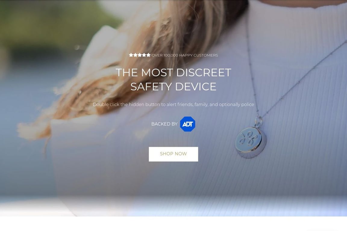 InvisaWear homepage