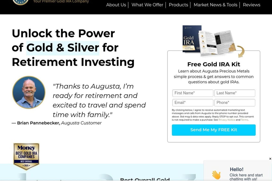 Augusta Precious Metals homepage