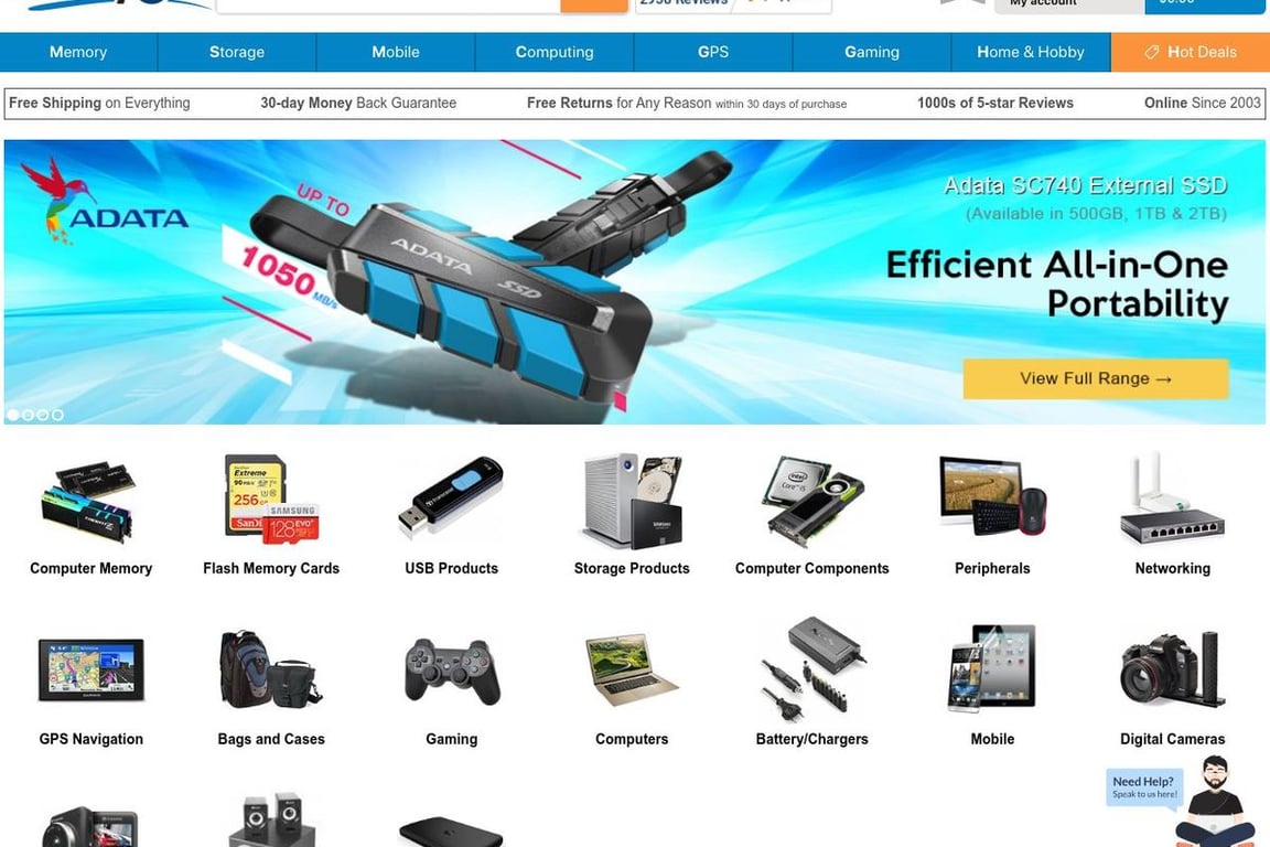 MemoryC Inc. homepage