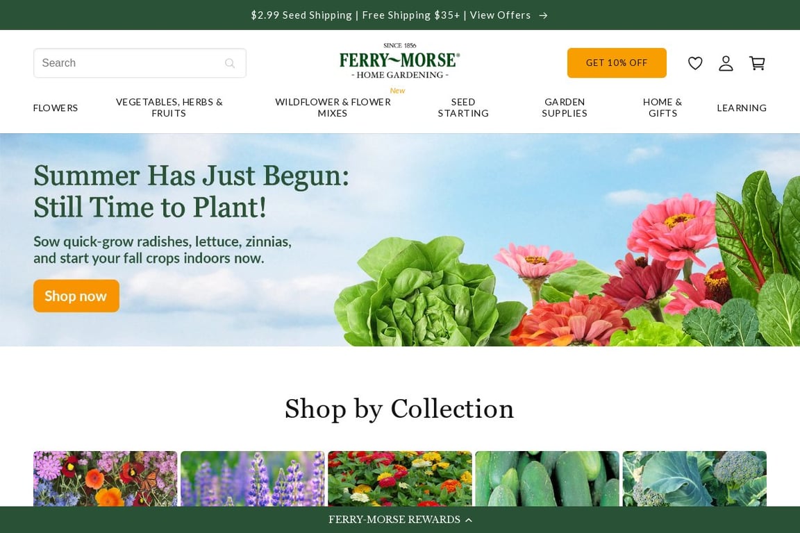Ferry-Morse Home Gardening homepage