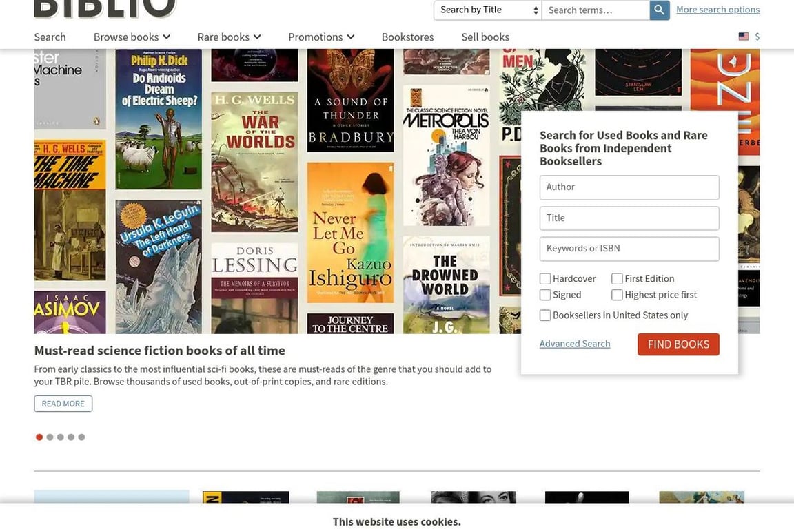 Biblio homepage
