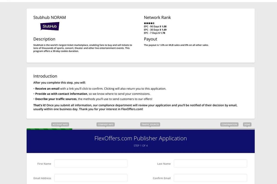 Stubhub NORAM Affiliate Program Everything You Need to Know (2024)