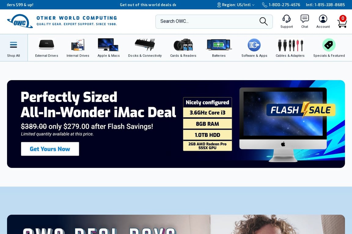 OWC Affiliate Program homepage