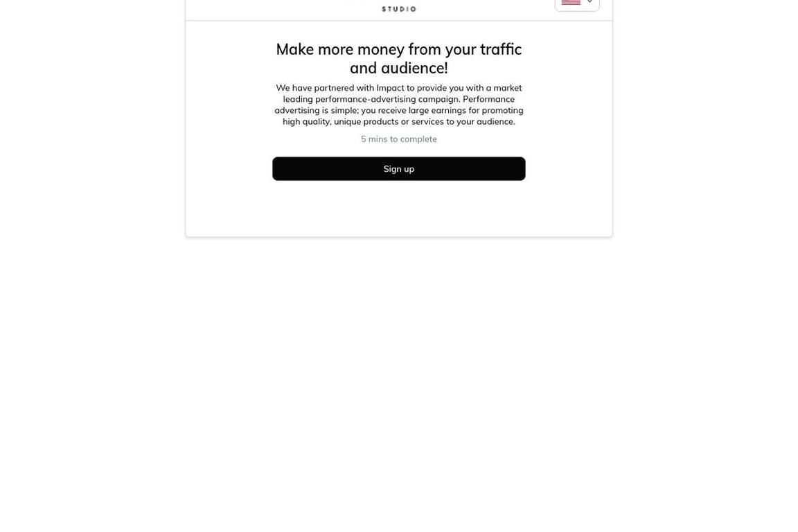 Brooklyn Candle Studio affiliate program signup page