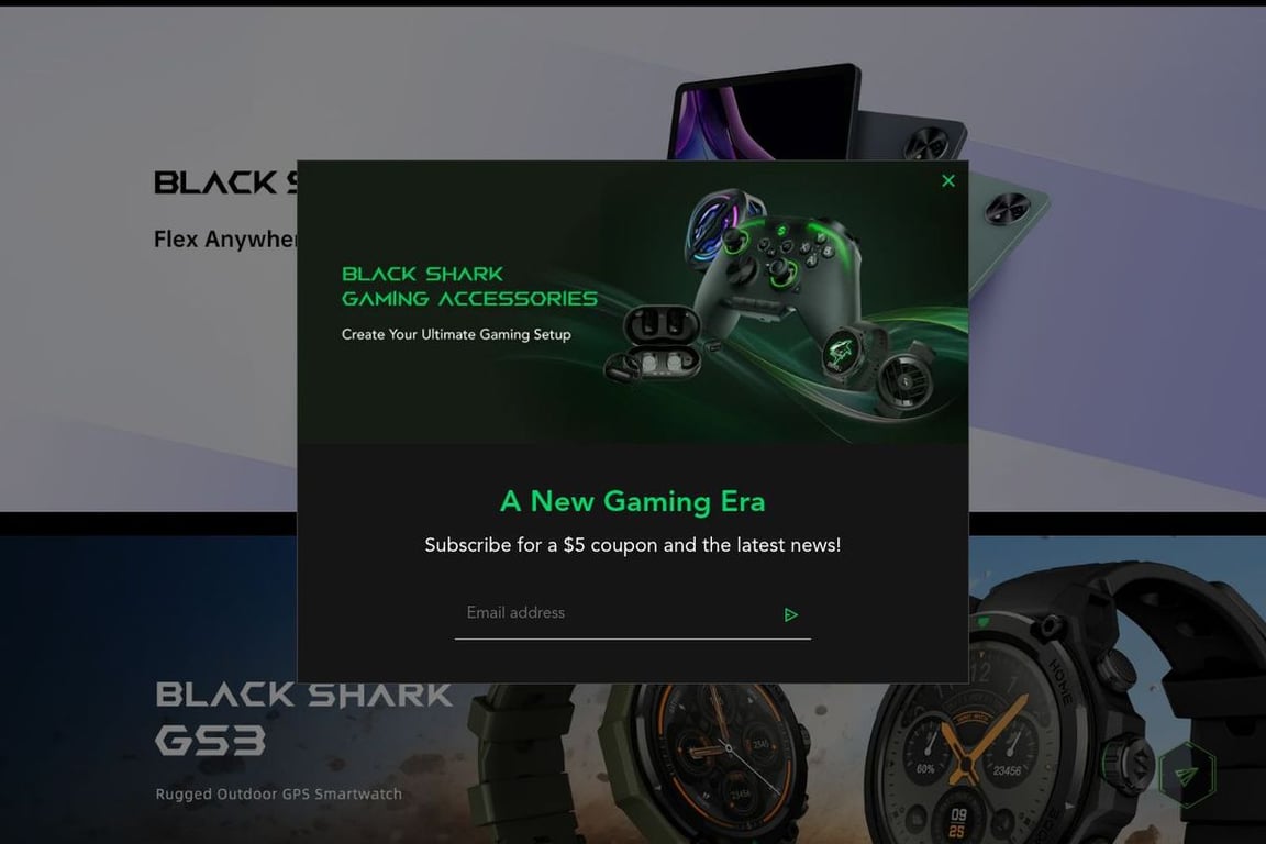 Black Shark homepage