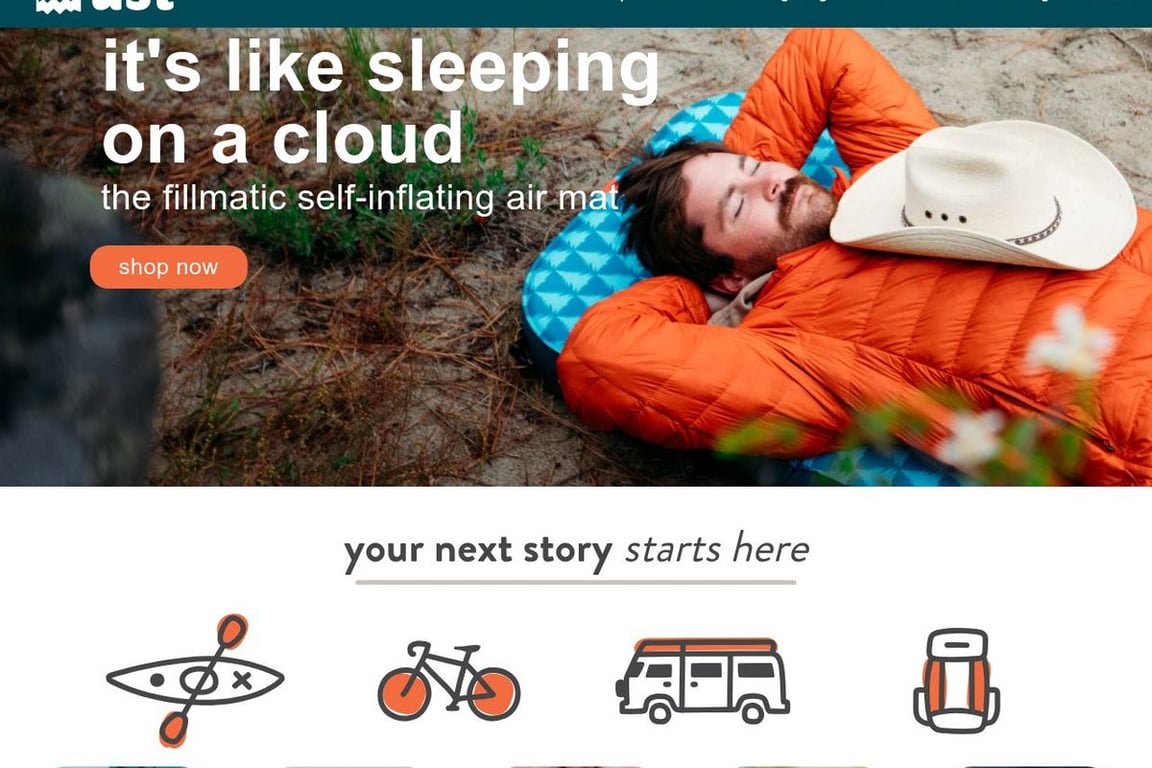 UST Brands homepage