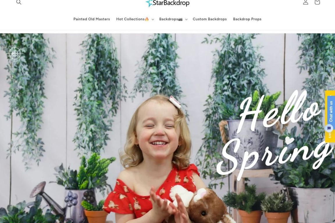 Star Backdrop homepage