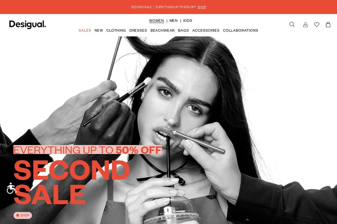 DESIGUAL homepage