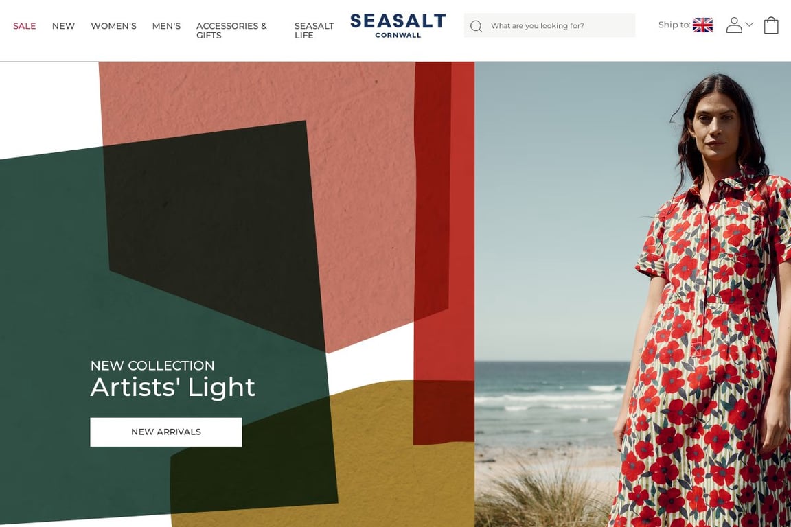 Seasalt Cornwall homepage