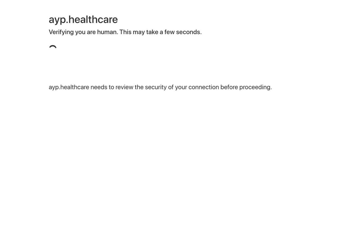 AYP Healthcare homepage