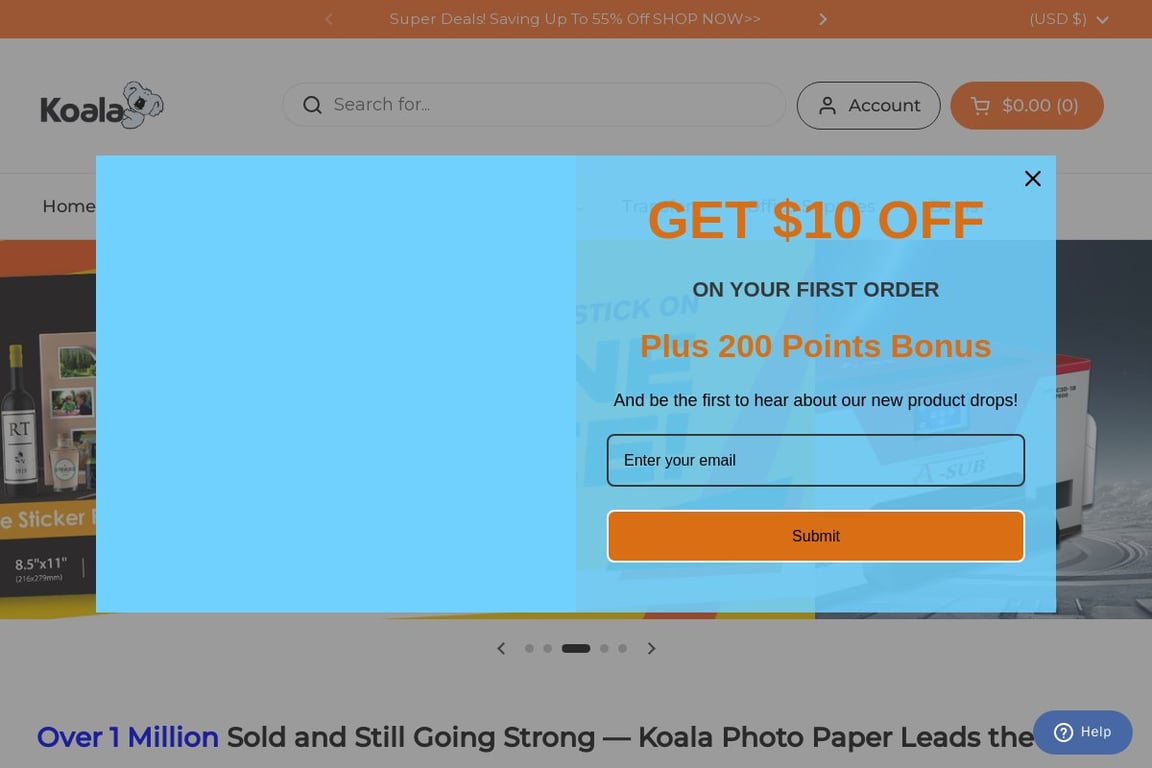 Koala homepage