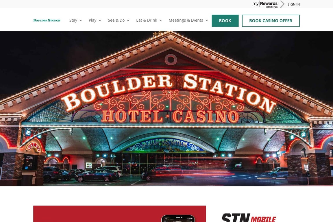 Boulder Station homepage