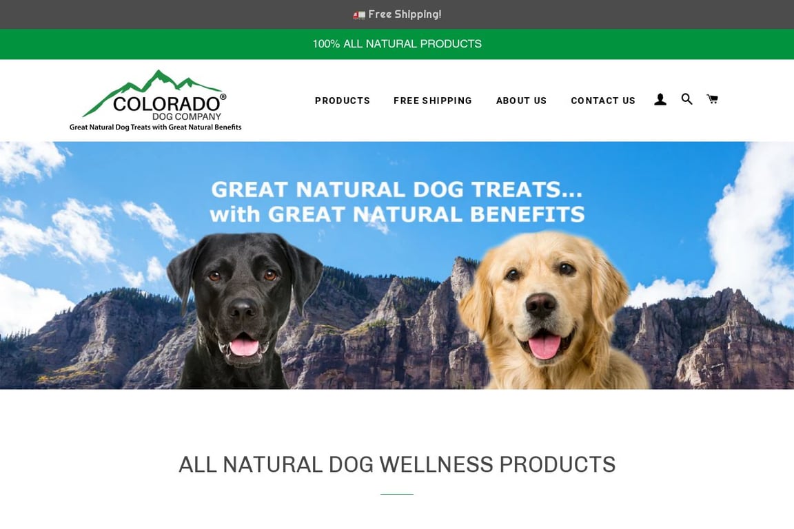 Colorado Dog Company homepage