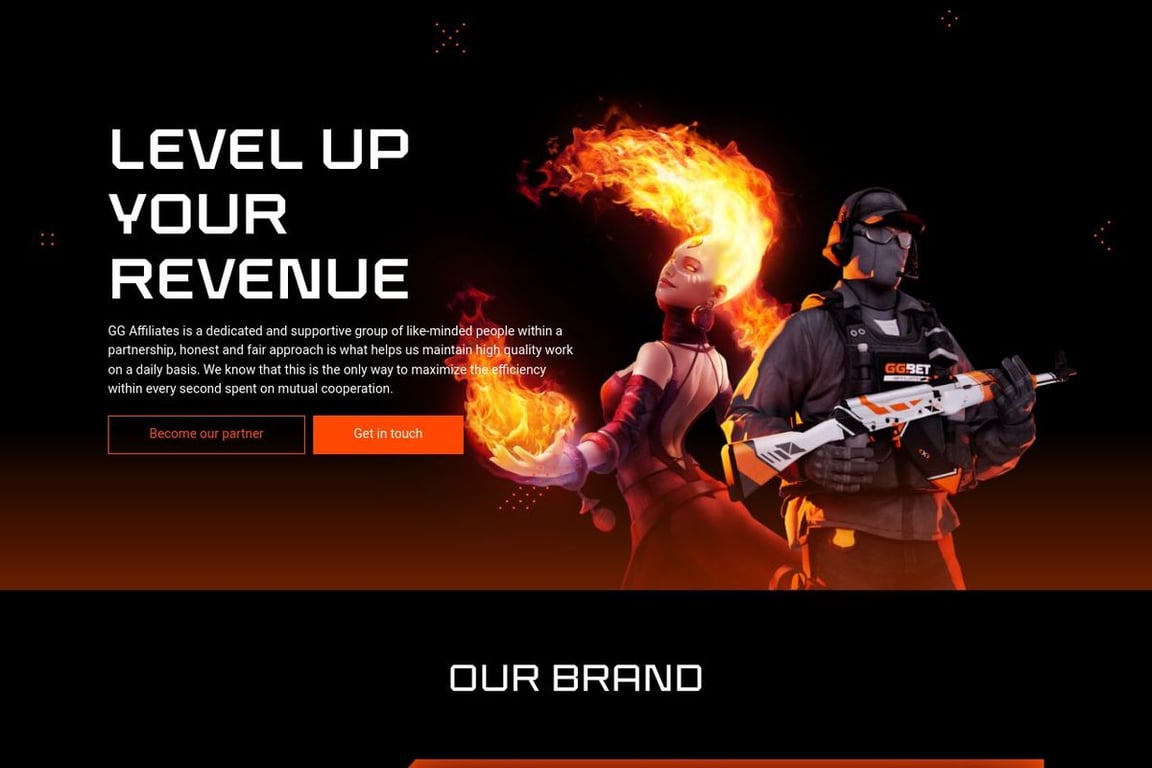 GG.Bet Affiliates homepage
