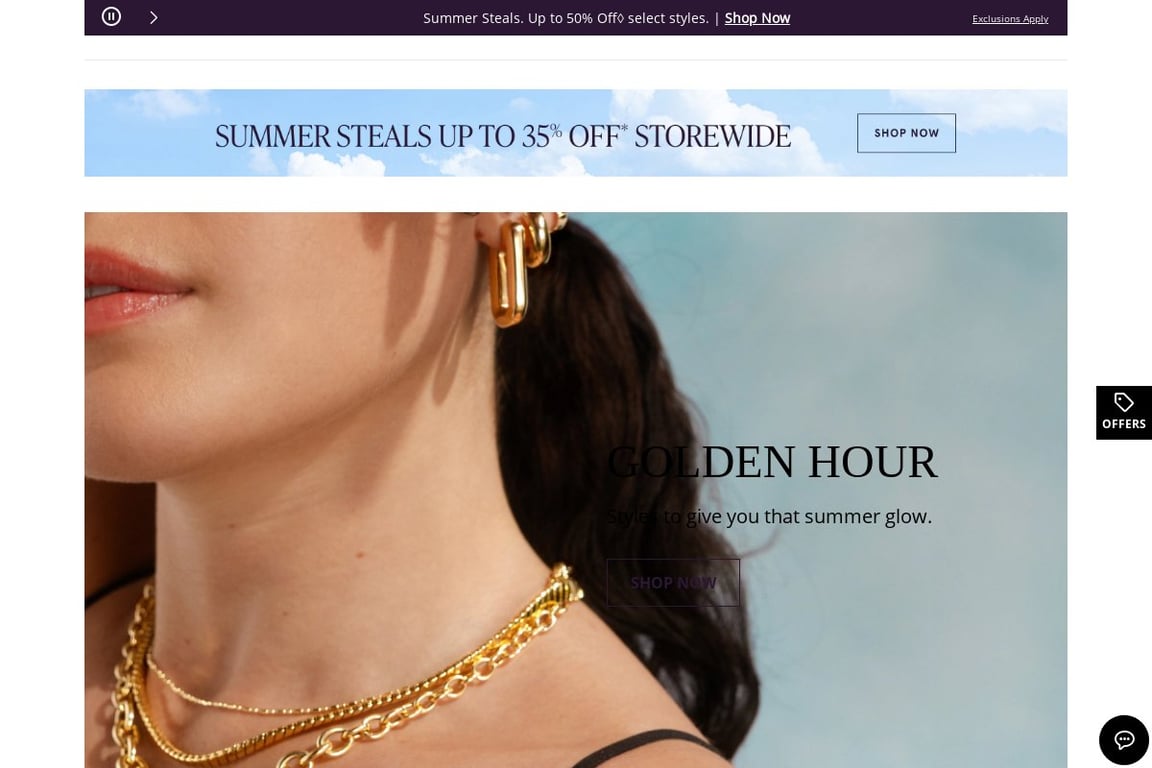 Zales homepage