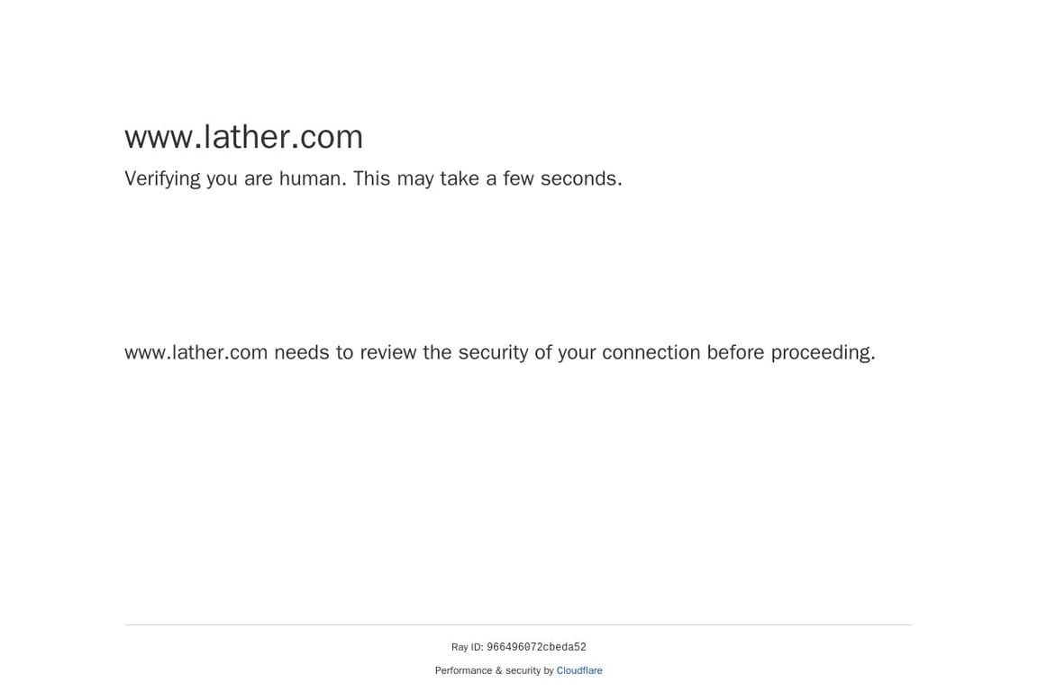 Lather homepage