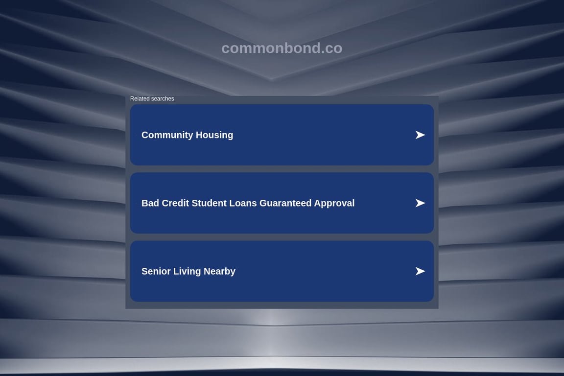 CommonBond homepage