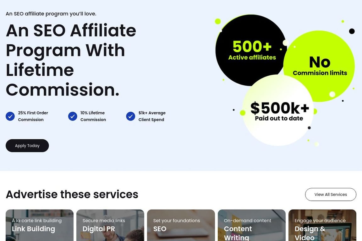 FATJOE affiliate program signup page