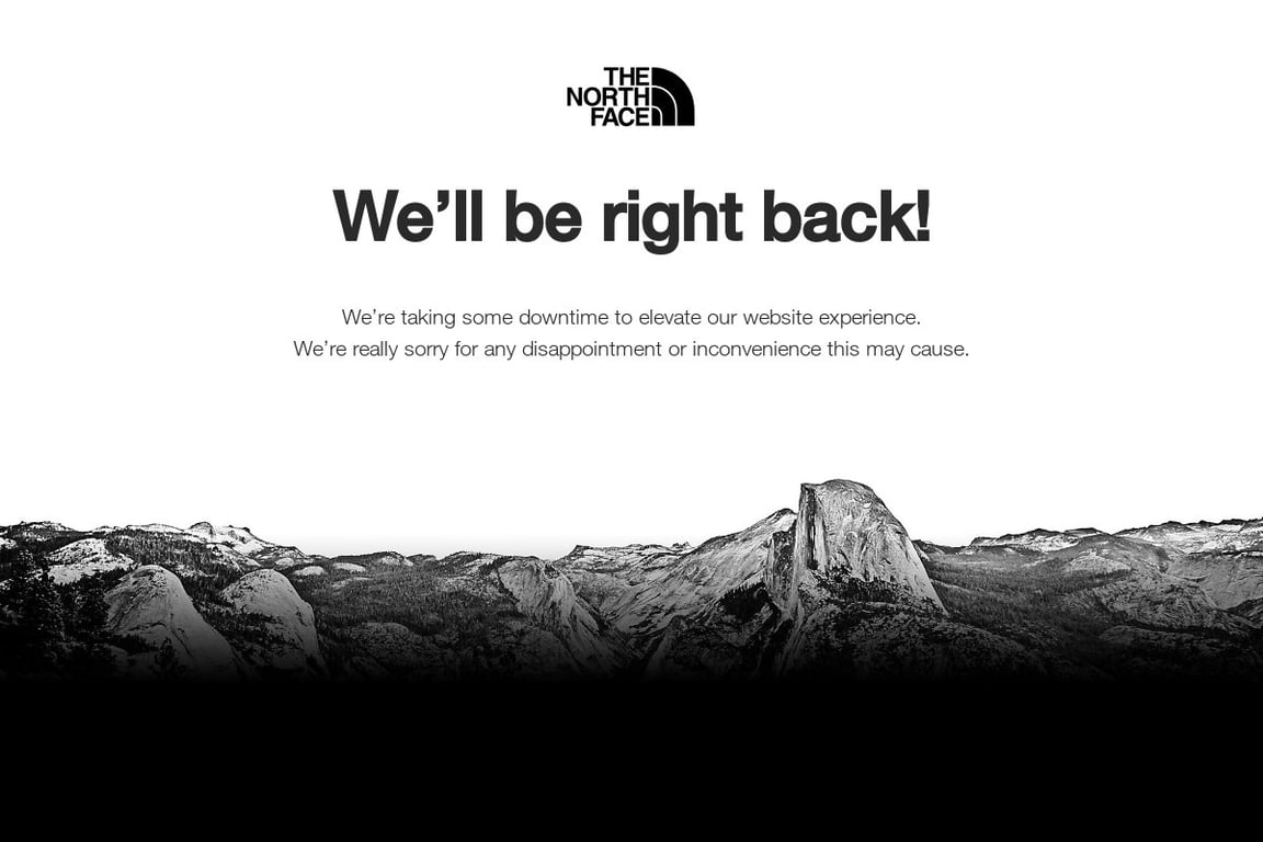 The North Face homepage
