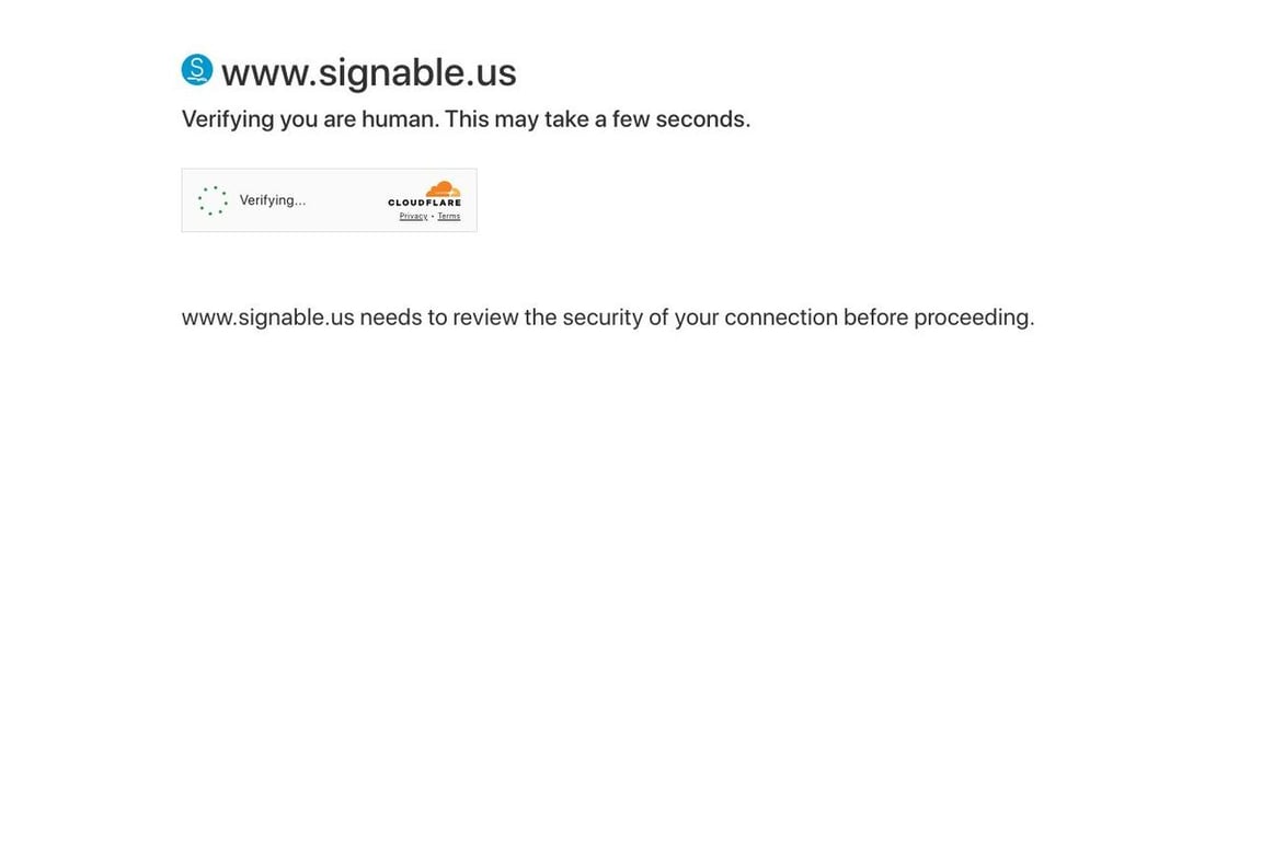 Signables homepage