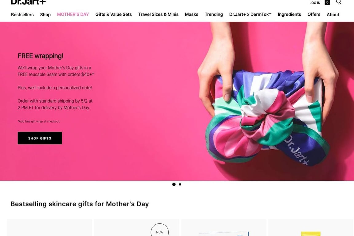 Dr. Jart homepage