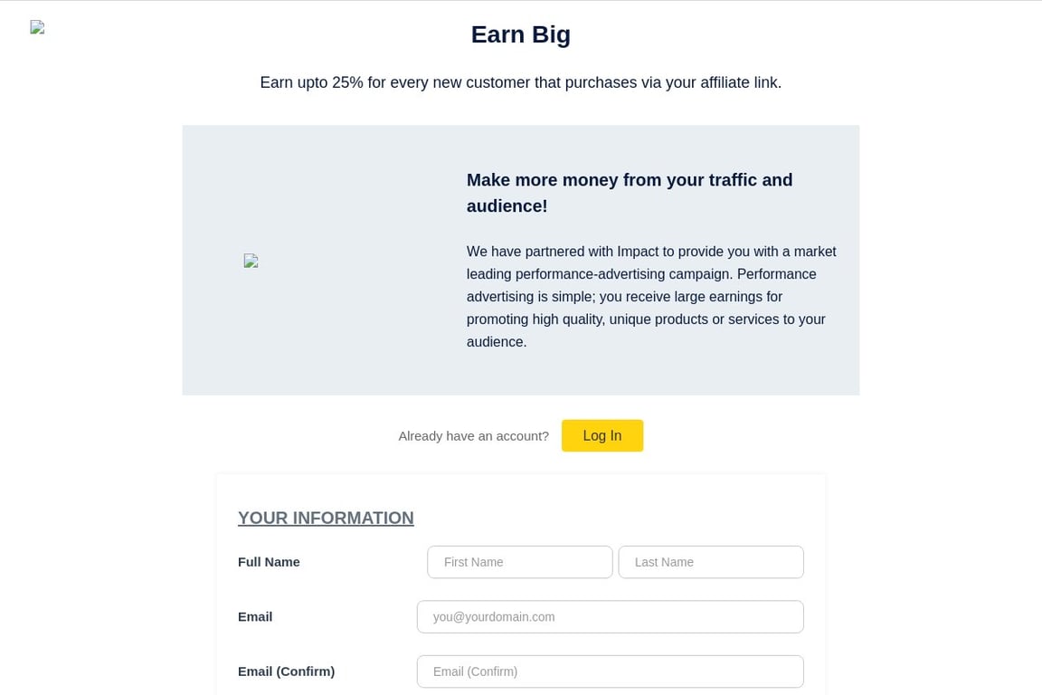 SaaS Mantra affiliate program signup page