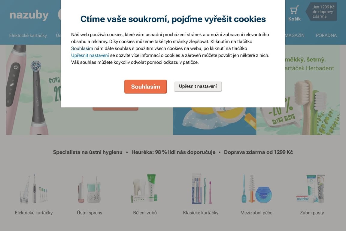 Nazuby homepage