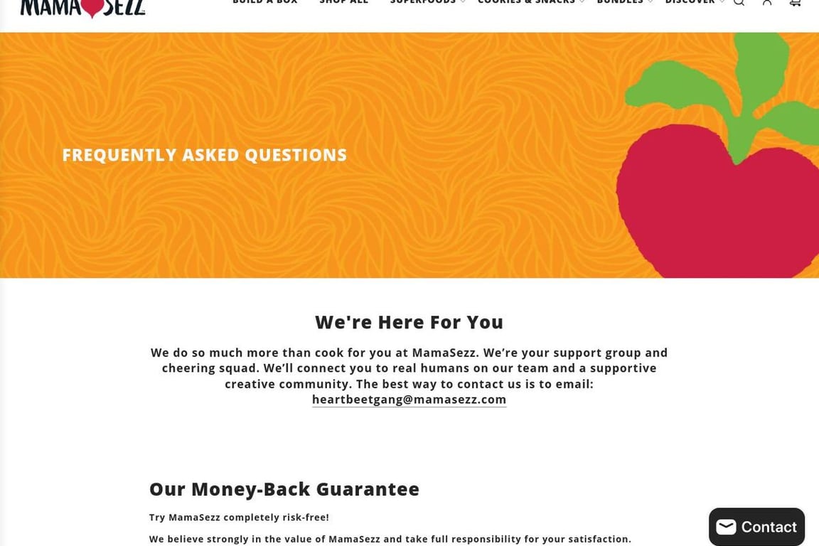 MamaSezz affiliate program signup page