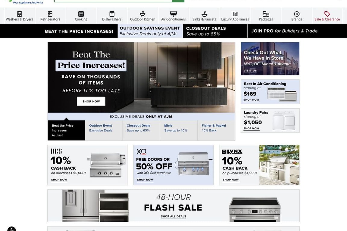 AJ Madison homepage