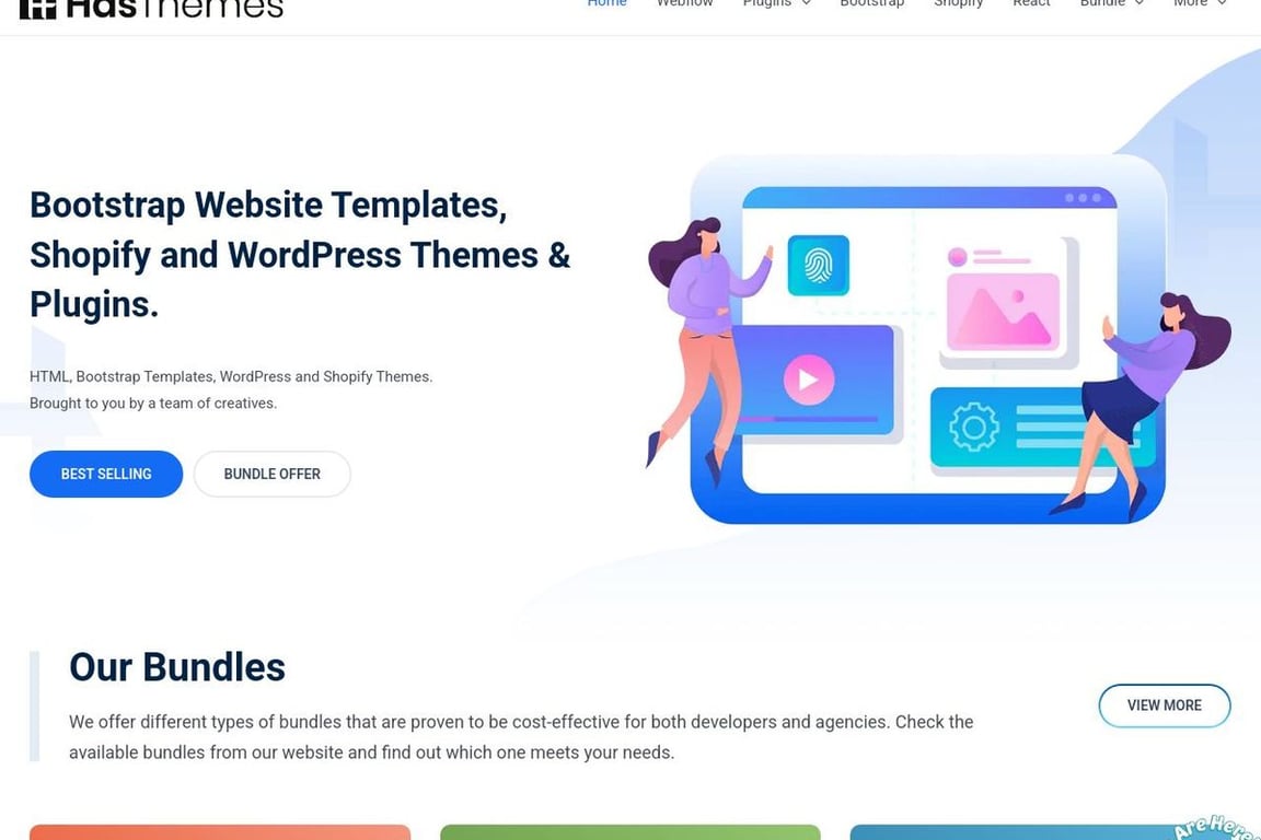 HasThemes homepage