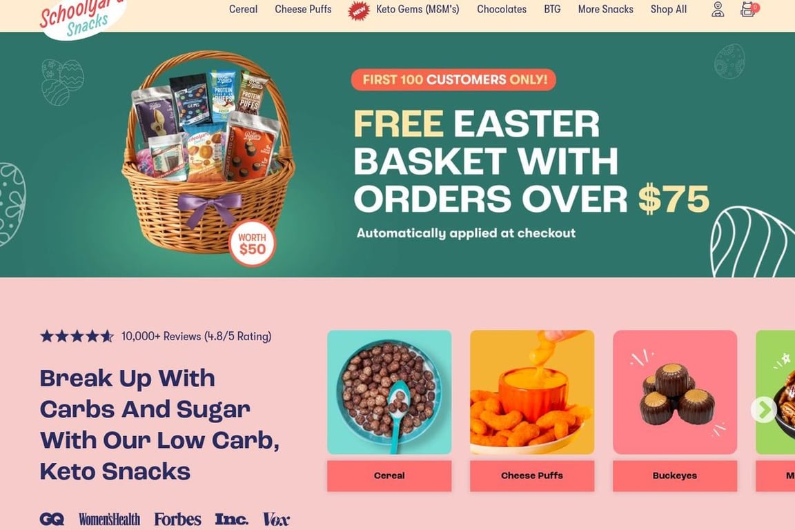 The Cereal School homepage