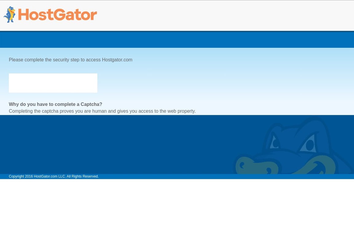 HostGator homepage