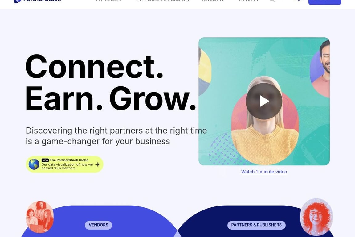 PartnerStack homepage
