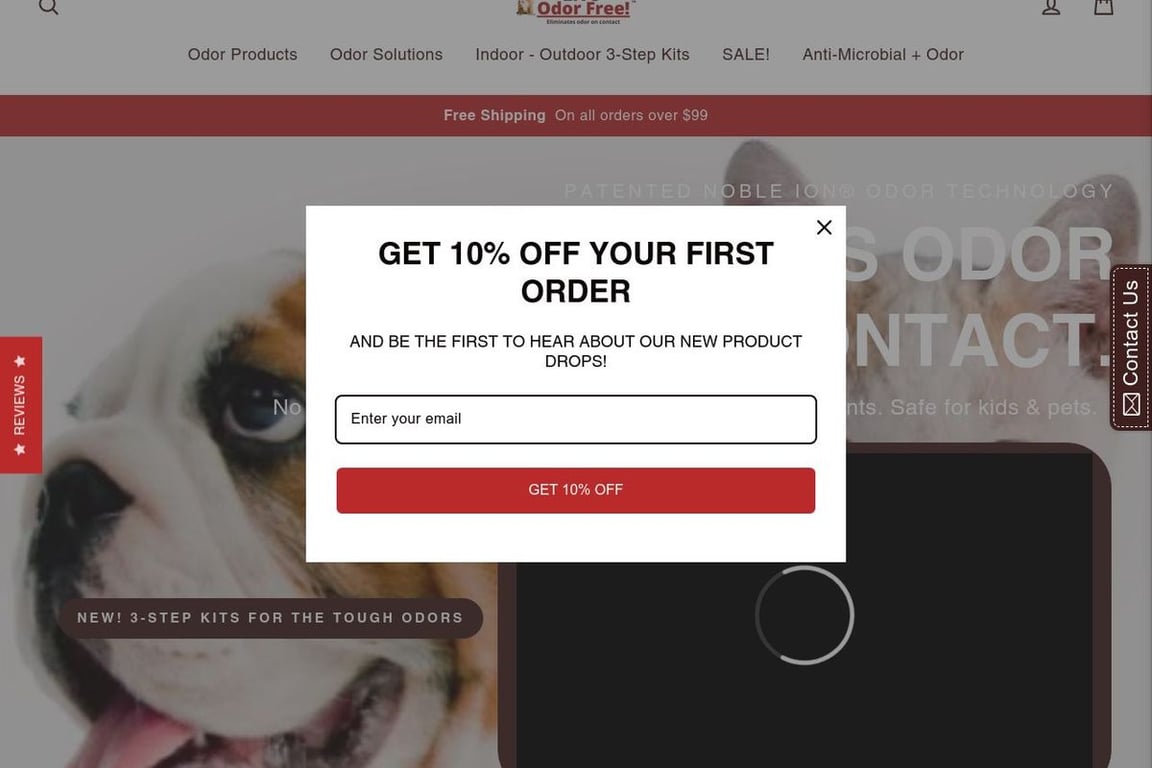 Live Pee Free homepage