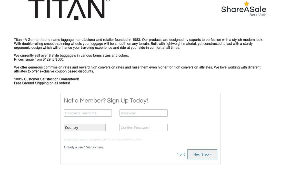 Titan Luggage Affiliate Program Everything You Need to Know (2024)