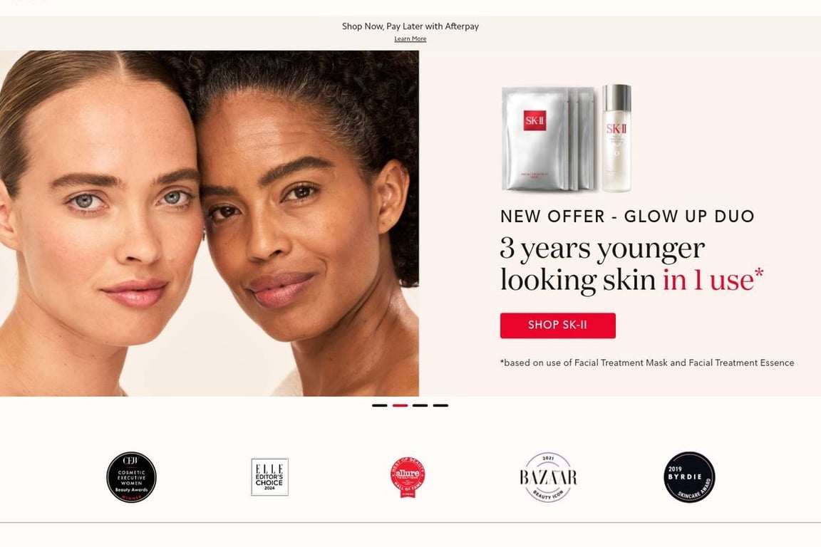 SK-II homepage