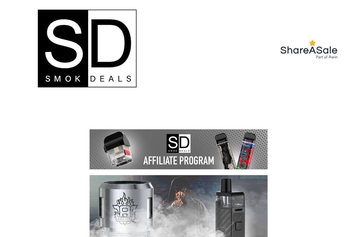 SMOKDEALS affiliate program signup page